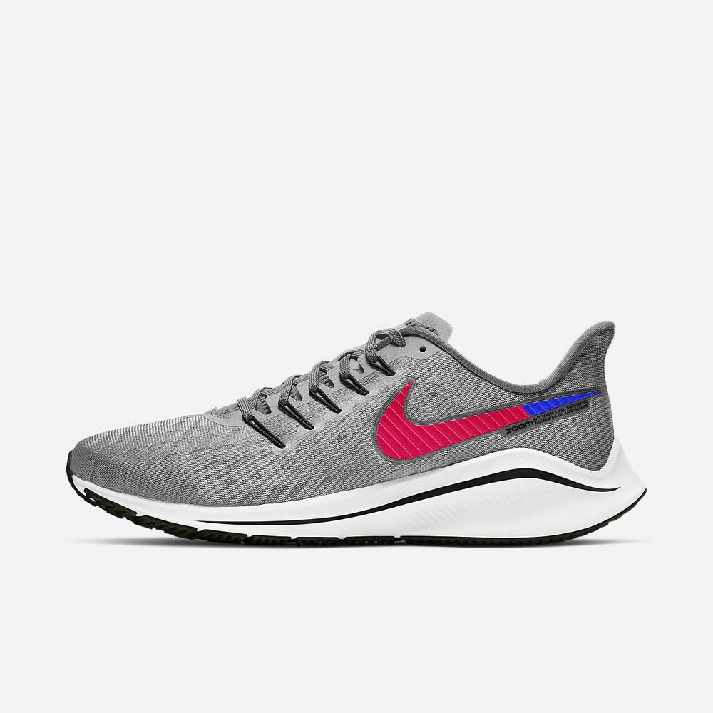 Chaussure De Running Nike Air Zoom Vomero 14 Grise 2374-896 Wolf Grey/Particle Grey/Black/Bright Crimson Homme | TNJ-85843473